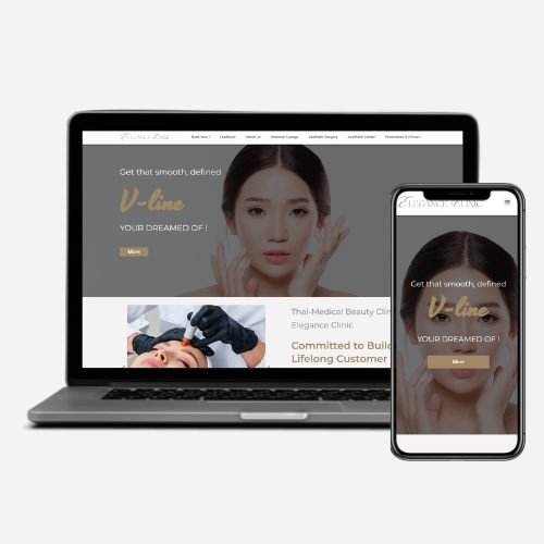 website beauty clinic